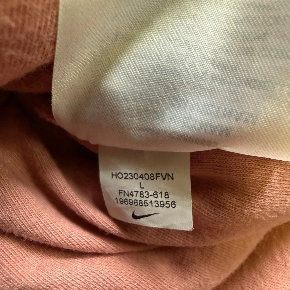 Nike Therma-FIT Women Pink Sherpa Fleece Quarter Zip Hoodie FN4783-618 Large